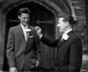 John Neale and best man Les Williams
